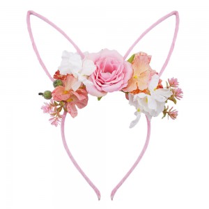 European and American flower children’s headband