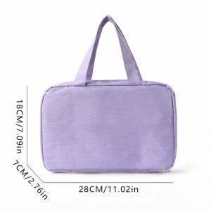 Portable toiletry bag and makeup bag